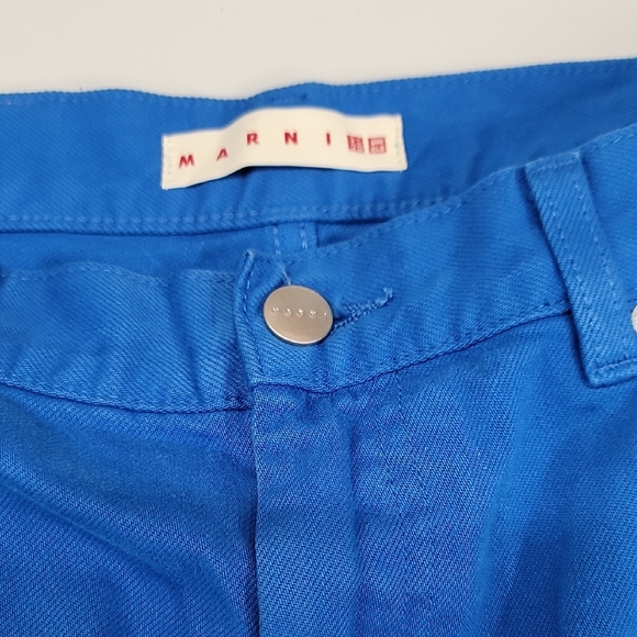 Marni x Uniqlo blue straight high rise Denim jeans - Picture 4 of 11